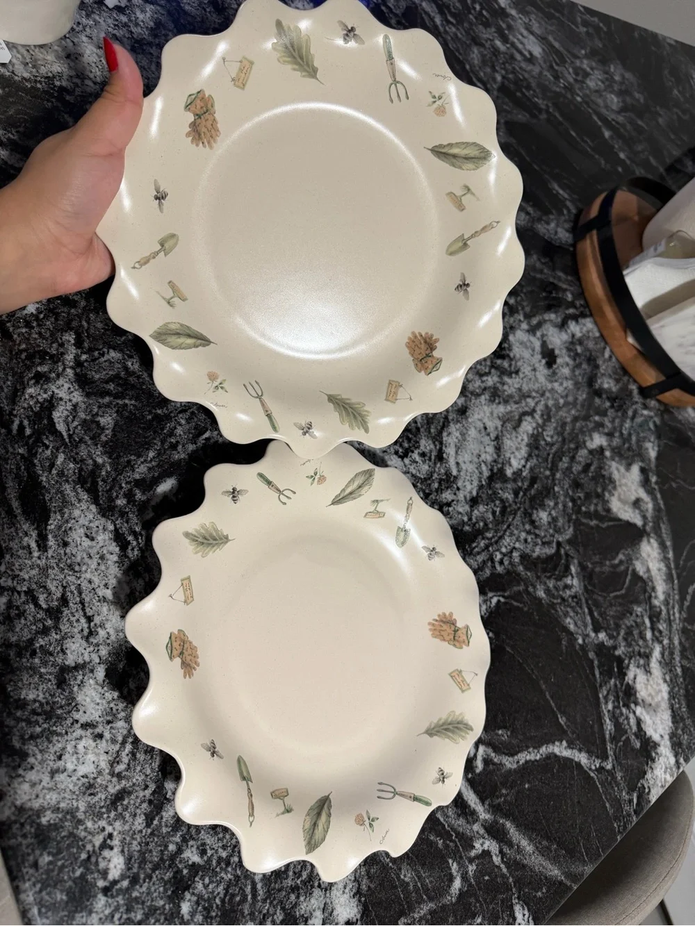 Vintage Pfaltzgraff Naturewood stoneware dinner plates
